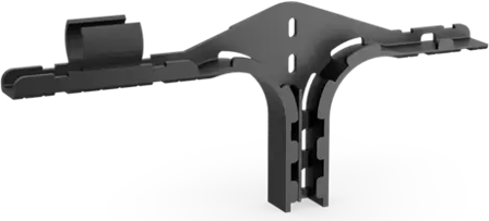 Ebeco 8960978 Kabelklemme type T, sort, Varme