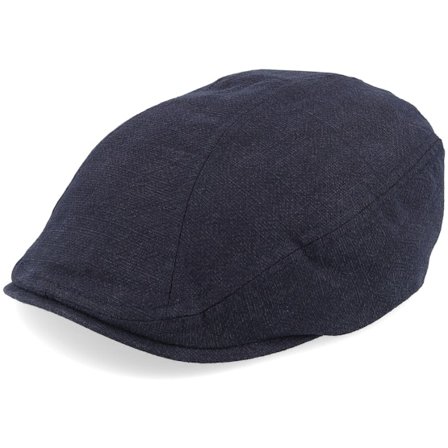 Upfront - Alfred Sixpence Navy Flat Cap Flatcap Blue Cap - @ Hatstore
