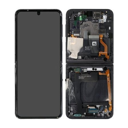 Samsung Galaxy Z Flip 4 Skärm med LCD Display - Grafit