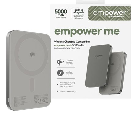 PanzerGlass EMPOWER POWERBANK 5000MAH TITANIUM CHAR