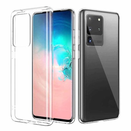 Ohut läpikuultava mobiili kuori Galaxy S20 Ultra Läpinäkyvä