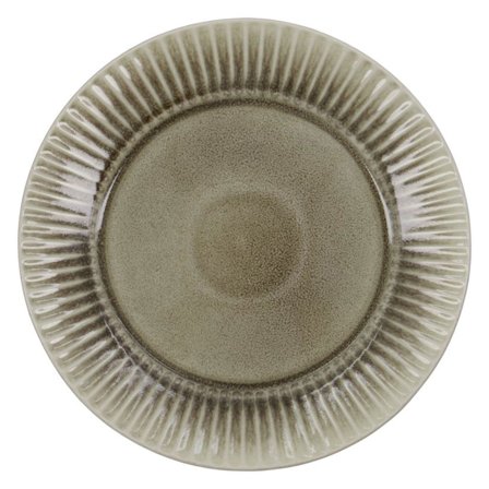 House doctor Pleat middagstallerken Ø27 cm, grå/brun | KitchenOne