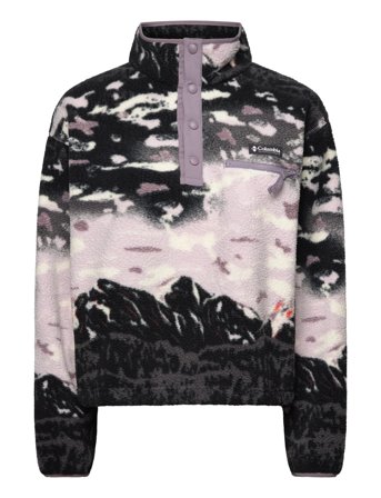 Columbia Sportswear Helvetia Ii Printed Cropped Half Snap - Black - XS