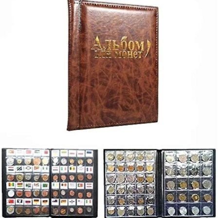 250 lommer myntalbum for myntsamlere - Myntsamlingslagringsbok