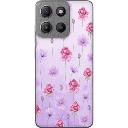 Yhteensopiva Puhelinkuori Motorola Moto G15 Petal Reverie Lilac Mist