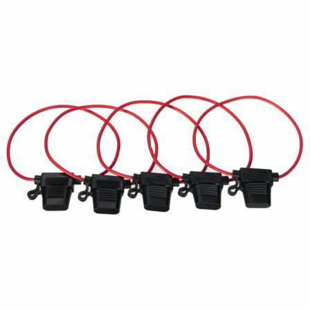 5 stk vanntett sikringsholder med 12V 30A bladssikring Bilbytessäkringar Biltilbehør