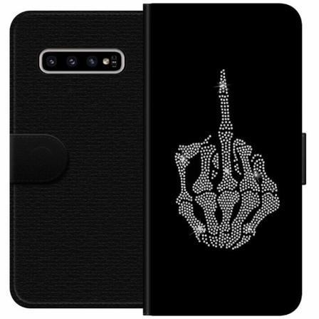 Samsung Galaxy S10 Plånboksfodral Fuck You Bling