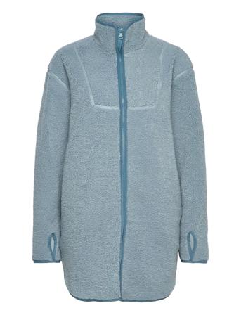 Jacket Minna Pile Sweat-shirts & Hoodies Fleeces & Midlayers Blå Lindex