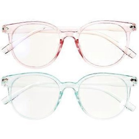 2 stk. Anti-blått lys briller Enkle briller Beskyttelsesbriller