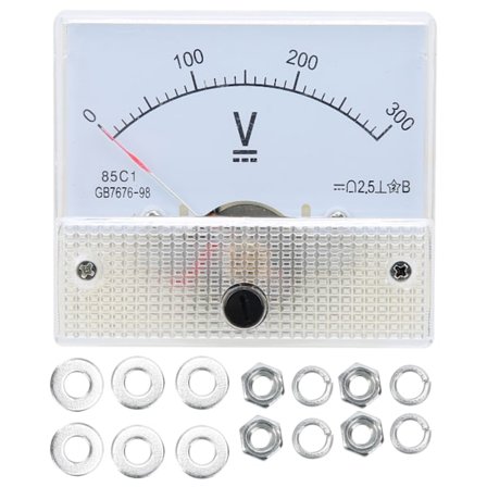 DC-visare Voltmeter Hög precision Installationsmätare 85C1 DC 0~300V