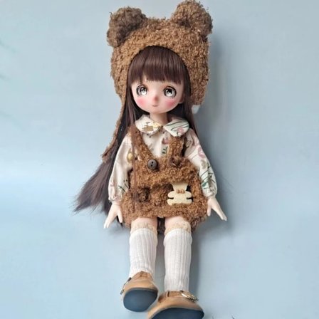 1/6 Bjd Hekse Dukker Fuld Sæt Casual Outfit med Tøj Dress Up Børn Legetøj til Piger H1