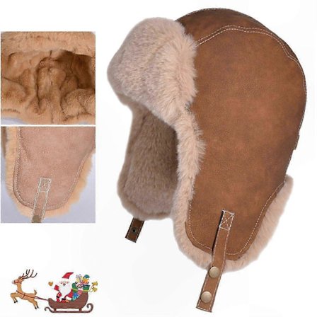 Varm Plyschmössa med Öronlappar för Vintervärme, Komfort och Stil