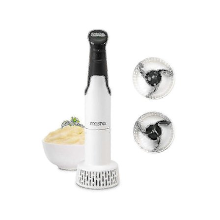 Elektrisk Potatisstöt Handmixer 3-i-1 Multiverktyg Blandar Puréer Vispar | Stavmixer | Blandar & Puréar Barnmat | Grönsaker & Potatis