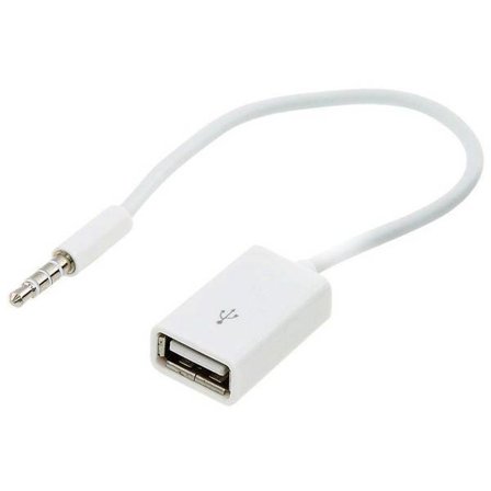 3.5mm Aux uros USB-naaraaseen adapterikaapeli