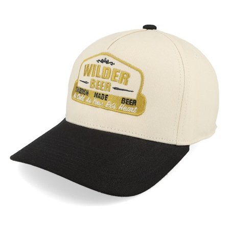 Slacker Supply - Beige adjustable Keps - Wilder Beer Stone/Black A-frame Adjustable @ Hatstore