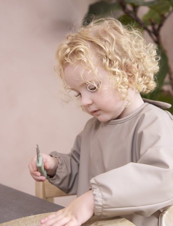 Filibabba Hagesmæk M. Ærmer - Warm Grey - Beige - ONE SIZE