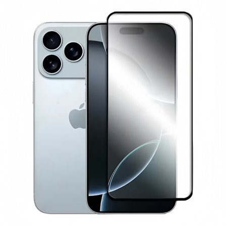 iPhone 13 Pro Kompatibelt Hög Aluminium Härdat Glas Skärmskydd - HD, Dammtätt, 2-Pack