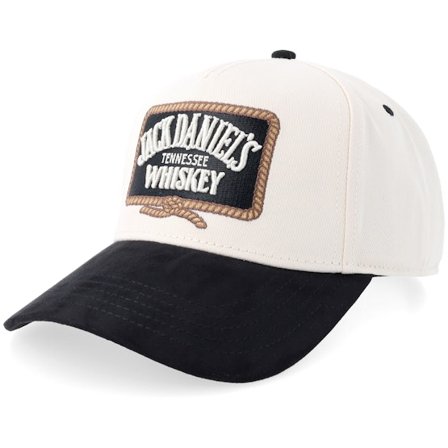 American Needle - Weiss Adjustable Cap - Jack Daniel ́s Wrangler Ivory/Black A-frame Adjustable @ Hatstore