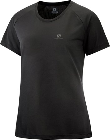 Salomon Women's Cross Rebel SS T-Shirt Women Short sleeved fitness sweater Black L