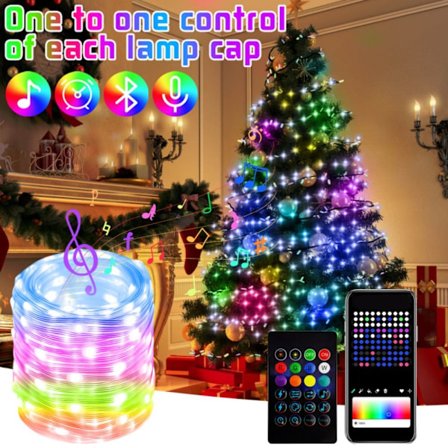 USB Led Strip Light Bluetooth Controller Christmas Tree Light 10M 100Light