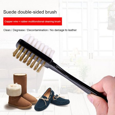 1 kpl kuminen pyyhekumi mokka-nubukkikenkiin 2-puolinen puhdistusharjan set