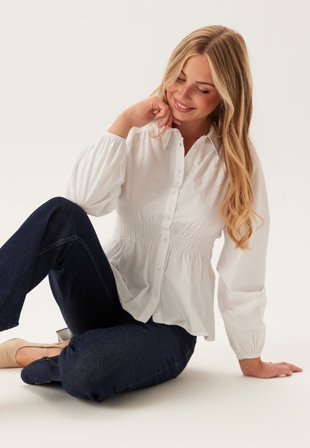 BUBBLEROOM Cotton Smock Shirt Vaatteet