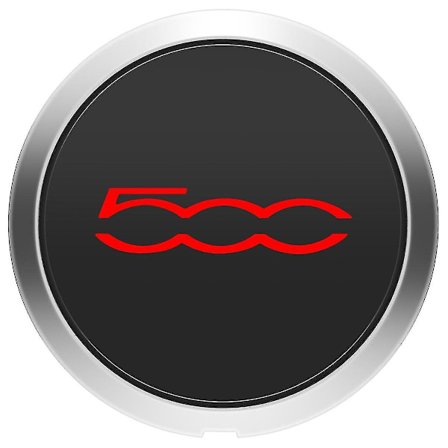 133mm Navkapsel til Fiat 500 Hjul Center Navkapsler 68078419AC 68078421AC Støvkapsel 51884863 Rød