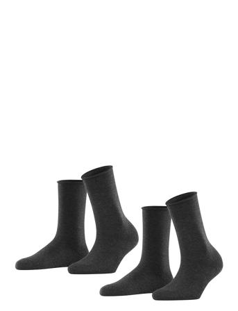 Basic Pure So 2P Lingerie Socks Regular Socks Grå Esprit Socks*Betinget Tilbud