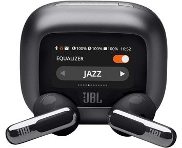 JBL Live Flex 3 - Black - True wireless-hörlurar med brusreducering för vardagen