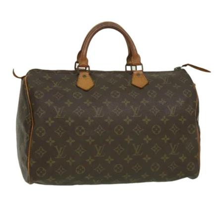 Louis Vuitton Vintage, Pre-owned Speedy 35 Monogram Handbag Bruin, Dames, Maat:ONE Size