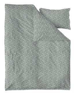 Sengetøj Rita 2-delt småblomstet Grøn