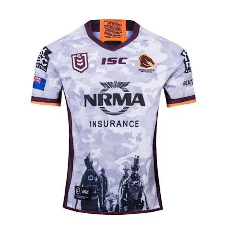 Mordely Jubileumsutgåva 2019-2020 Brisbane Broncos Rugby Jersey