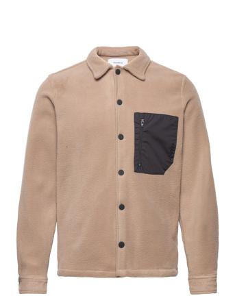 Glixto Fleece Shirt Beige Woodbird