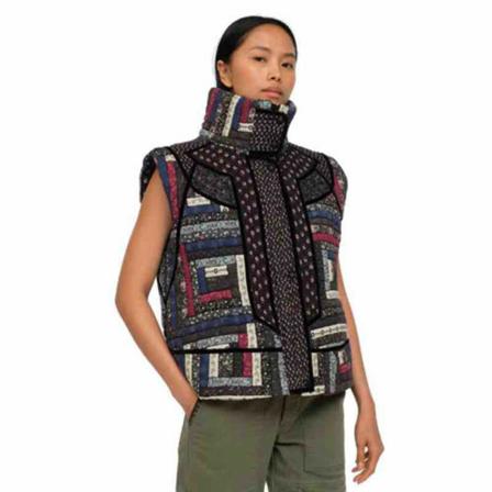 Sea NY vest alani print Sort, Dame