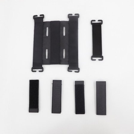 Molle Patches kiinnityskoukku MUSTA STYLE 4 STYLE 4