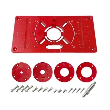 Frestebord Innsats Plate Snekkerbenk Bord Sag for Multifunksjons Treplate Maskin Graveringsverktøy Flip Board