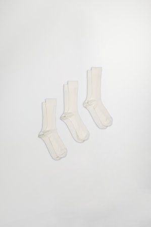 NN.07 Sock Nine -pack Herren Weiß Baumwollmix