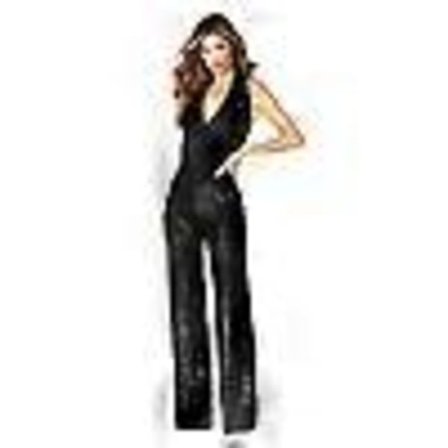 Elegante halterneck ærmeløs paillet værtinde brud bryllup brudepiger aften cocktailparty lang jumpsuit til kvinder