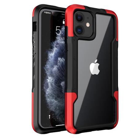 Iphone 11 - Stilrent Skyddande Armor Skal Röd Röd