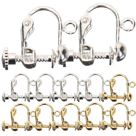 12 st Clip-on Örhängen Baksidor Clip-on Örhänge Omvandlare Icke Piercade Örhänge Tillbehör