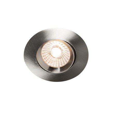 Hide-a-Lite Comfort G4 7475846 Downlight børstet stål, 7,5 W 690 lm, 3 K, 36 GR, Belysning