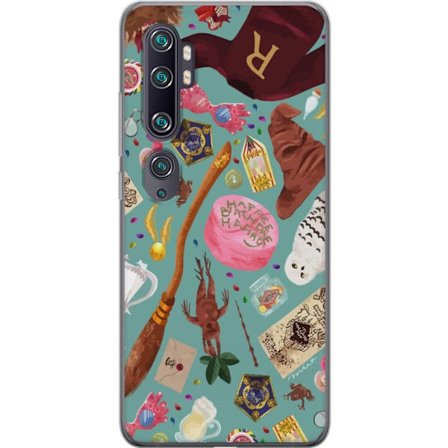 Kompatibelt Mobildeksel til Xiaomi Xiaomi Mi Note 10 Magisk illustrasjon med trollstav, hatt og fantastiske gjenstander i leken eventyrstil