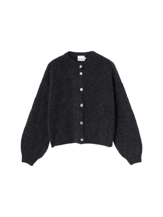 Noella Kae Knit Cardigan - Dark Grey Tröjor Dam XS/S