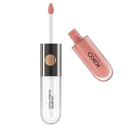 Kiko Milano Unlimited Double Touch 102 Satin Rosy Beige, Makeup, Læber, Lipgloss
