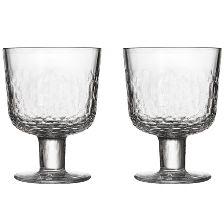 Arabia Mainio glas på fod 30 cl, klar, 2 stk. | KitchenOne