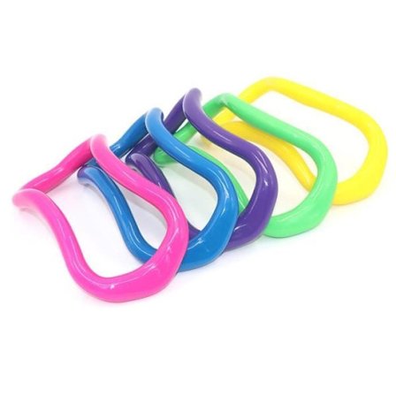 Pilates Yoga Ring Hjemmesport Kvinner Fitness Tilbehør Treningsutstyr Yoga Strekk Ring | Gul