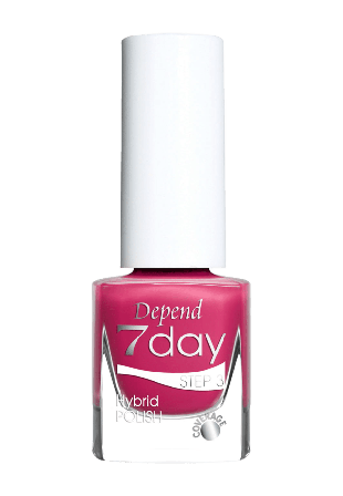 Depend 7day Hybrid Polish Sweden Nagellack Dam Rosa 5 ML