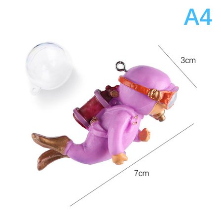 Resin Craft Ocean Scene Layout Tilbehør Akvarium dekorasjon