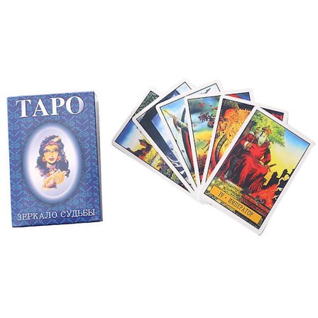 Russisk Version Tarot Spejl af Skæbnen Kort Spil Divination Board Tarot Kort