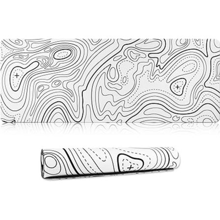 Vit XXL Musmatta 800 x 300 x 3MM, Musmatta, Texturerad Slitstark